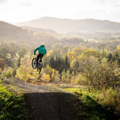 Riding the Black Jump Trail at Glentress